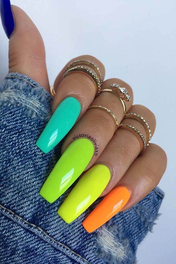 30 Colorful Nail Art Designs To Have Fun And Stay Fabulous - 227