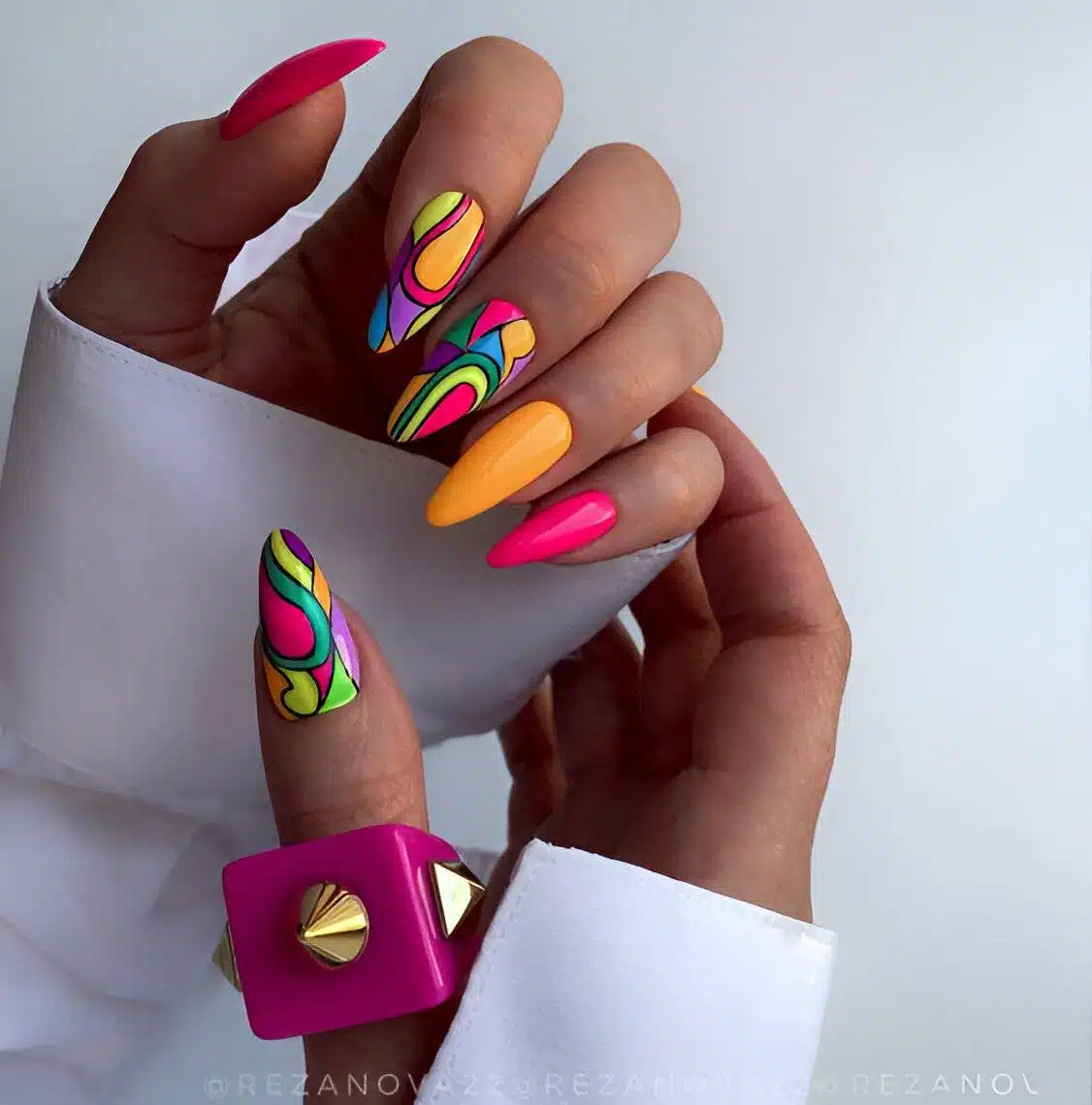 30 Colorful Nail Art Designs To Have Fun And Stay Fabulous - 231
