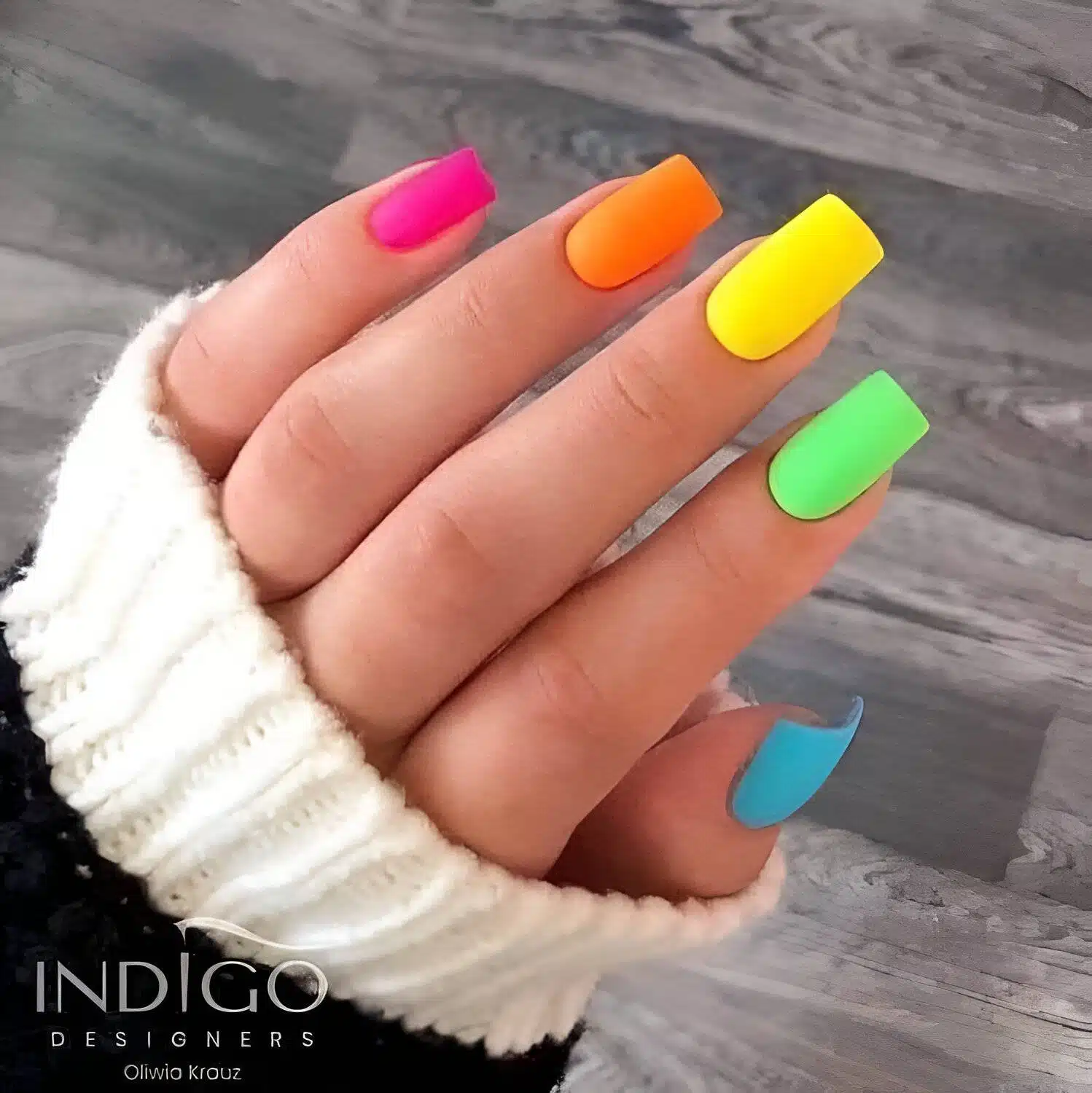 30 Colorful Nail Art Designs To Have Fun And Stay Fabulous - 205