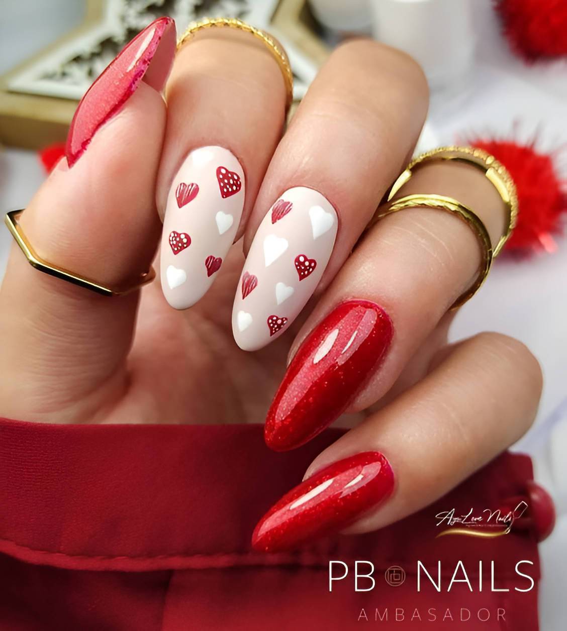 30 Easy And Lovely Heart Nail Ideas To Rock All Year Round - 193
