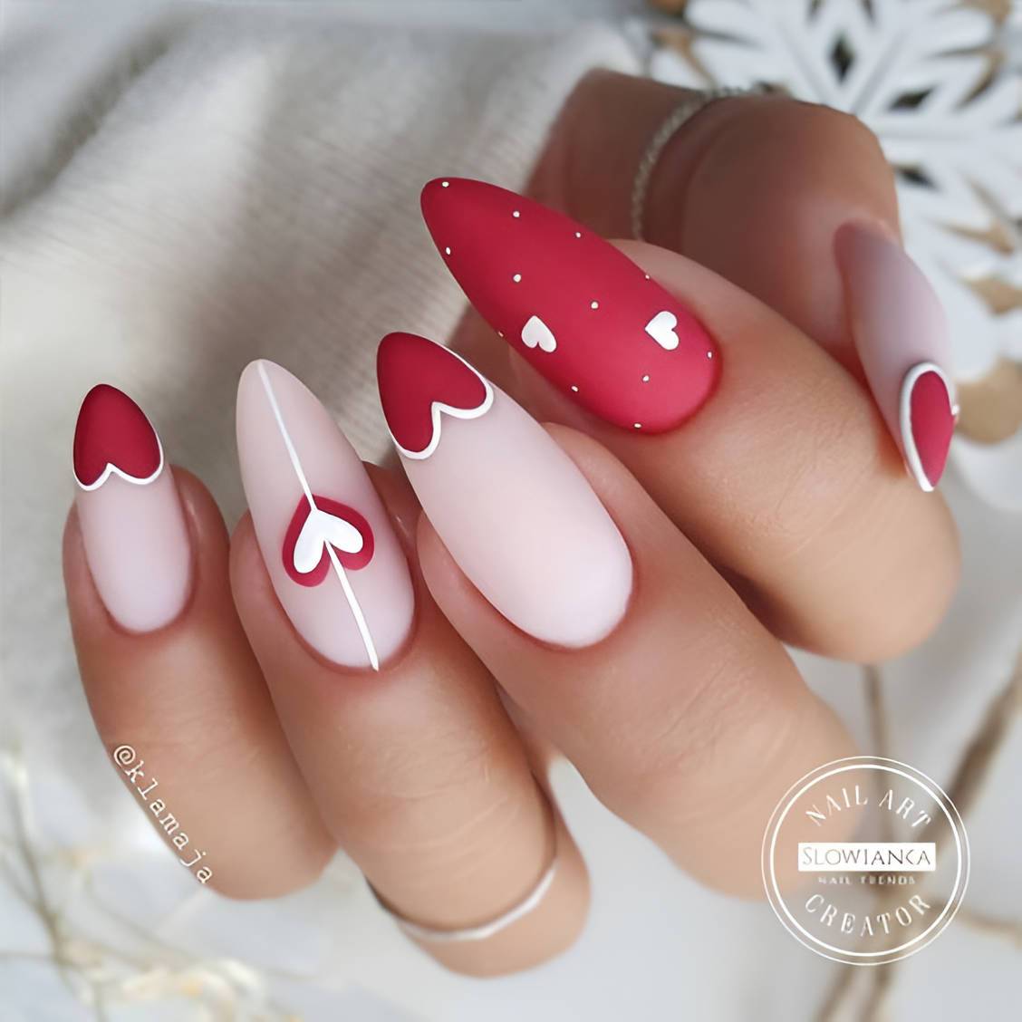 30 Easy And Lovely Heart Nail Ideas To Rock All Year Round - 223