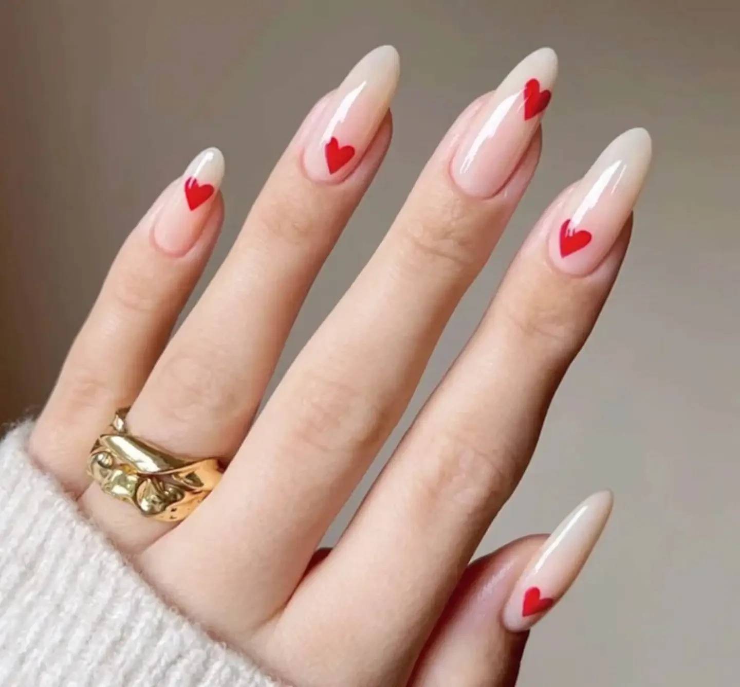 30 Easy And Lovely Heart Nail Ideas To Rock All Year Round - 237