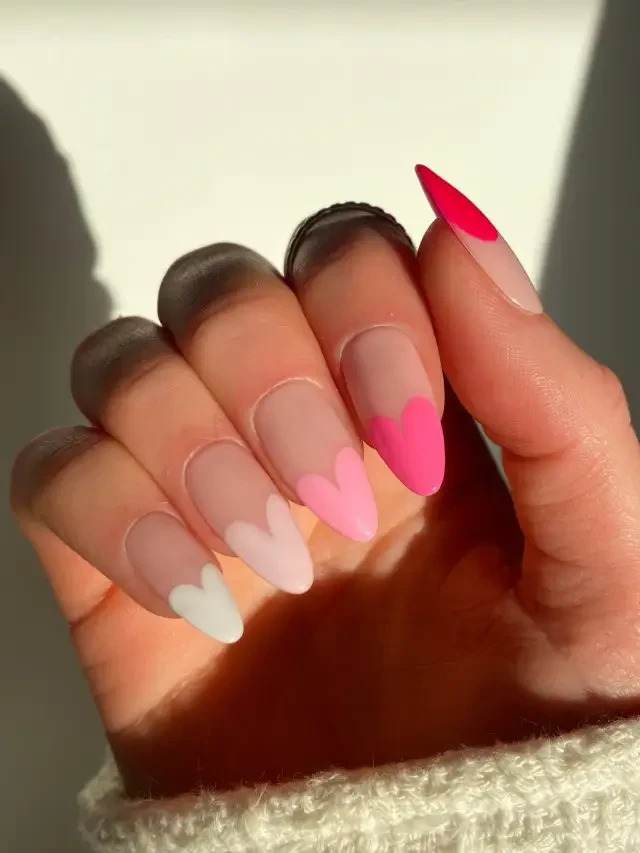 30 Easy And Lovely Heart Nail Ideas To Rock All Year Round - 247