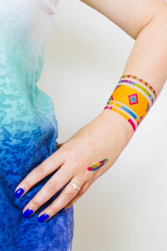 30 Fabulous Tattoo Bracelets Are About To Become Your New Favorite Accessory - 247