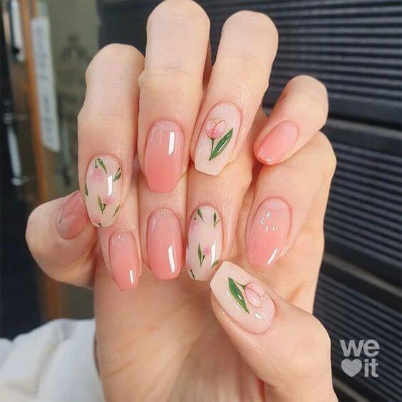 30 Floral Nail Designs Plant The Garden On Your Fingertips - 191