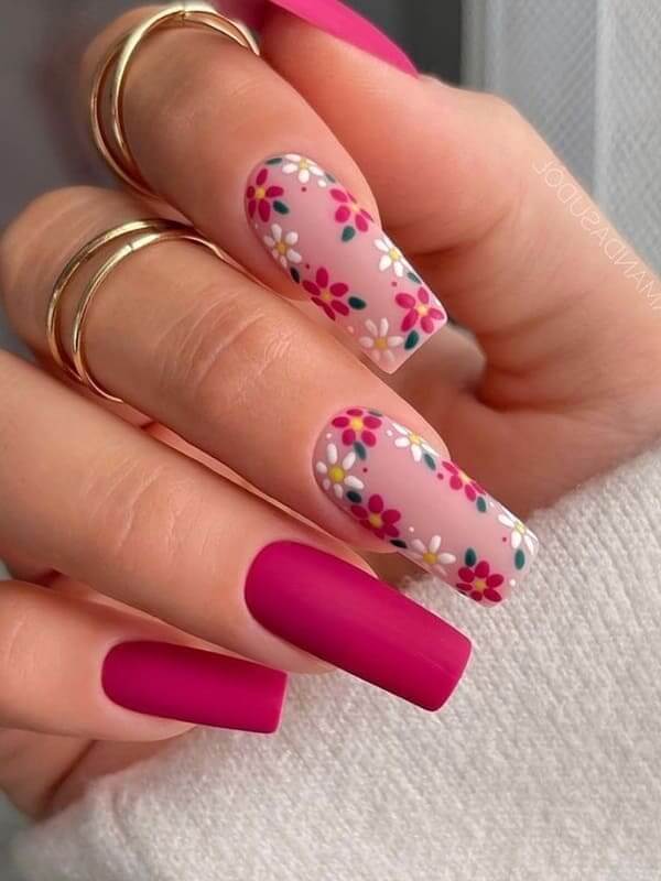 30 Floral Nail Designs Plant The Garden On Your Fingertips - 229