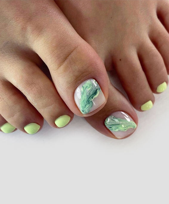 20+ Cute Toe Nail Designs That Make Having Feet More Fun - 163