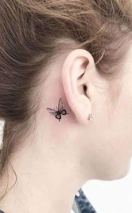 25 Low-key Stunning Behind The Ear Tattoos To Get ASAP - 205