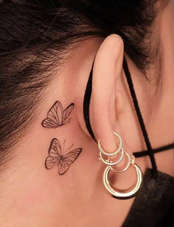 25 Low-key Stunning Behind The Ear Tattoos To Get ASAP - 167