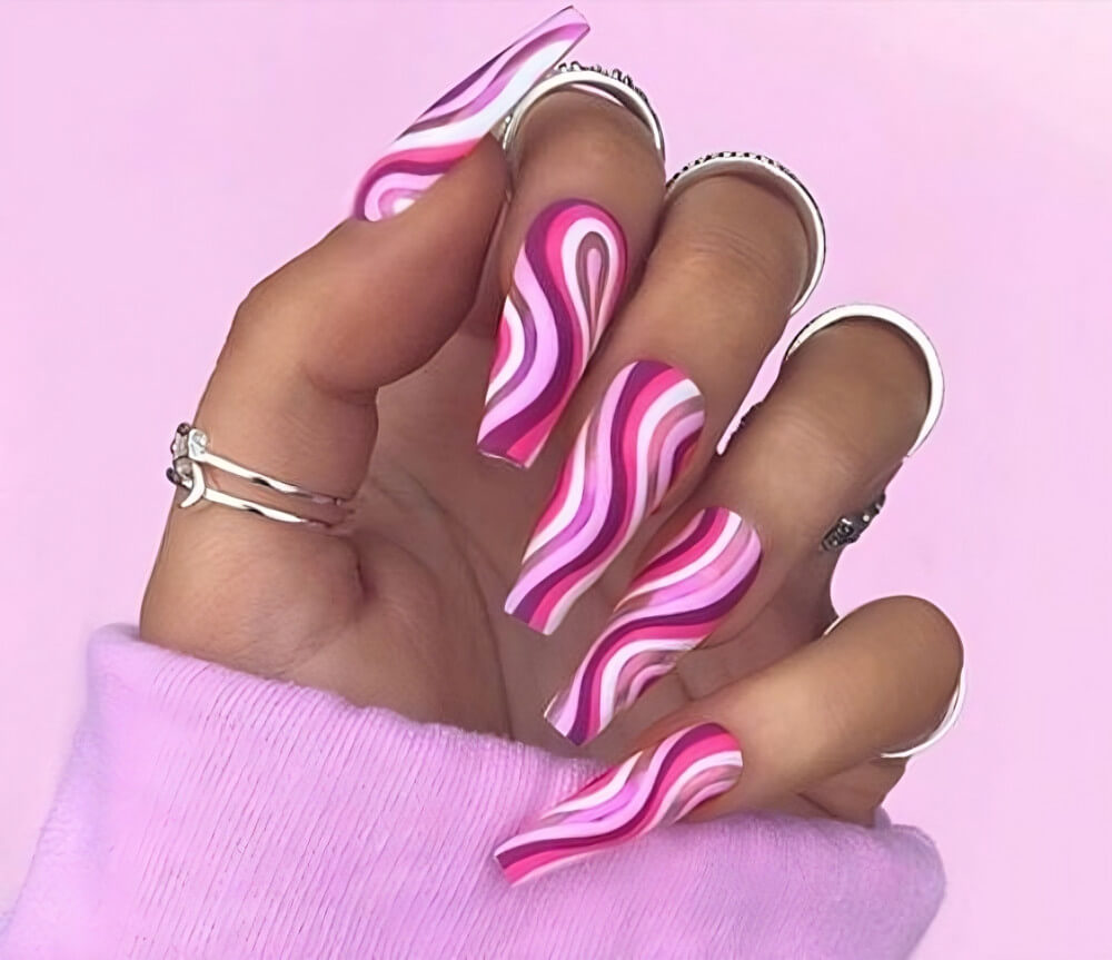 30 Swirl Nail Designs To Get Compliments From Everybody - 199