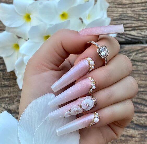 35 Quinceanera Nails That Would Make You The Center Of Attention At Your Party - 247