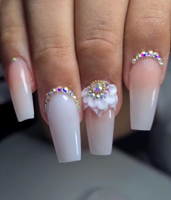 35 Quinceanera Nails That Would Make You The Center Of Attention At Your Party - 253