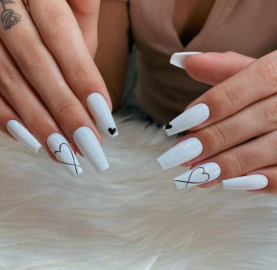 25 Exquisite Coffin Nail Designs That'll Bring You On Cloud Nine - 111