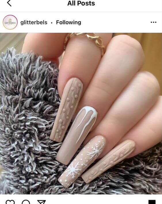 20 Easy Brown Coffin Nails For You To Rock This Year - 106