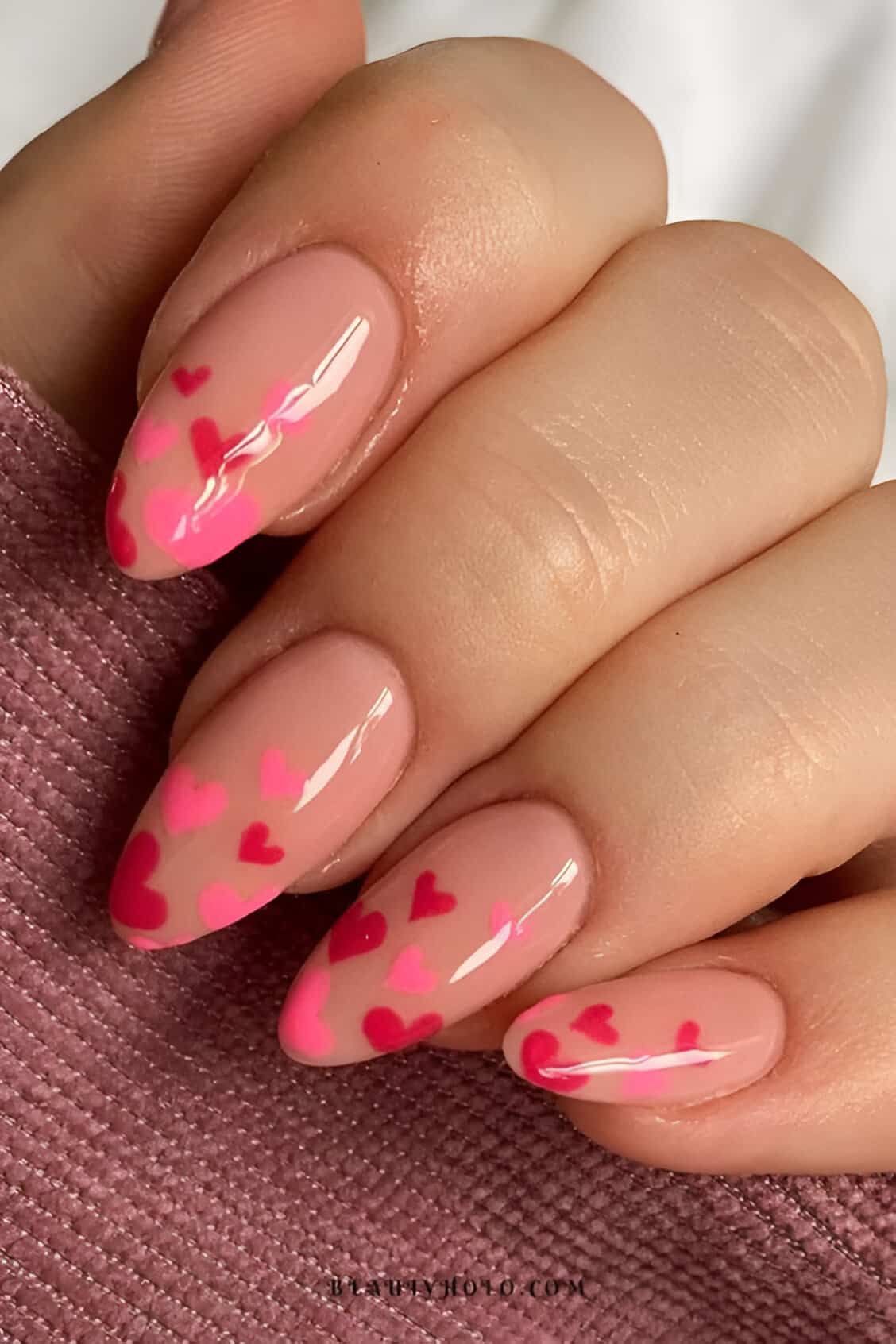 40 Gorgeous Heart Manicures Romantic Ladies Need To Copy ASAP 30