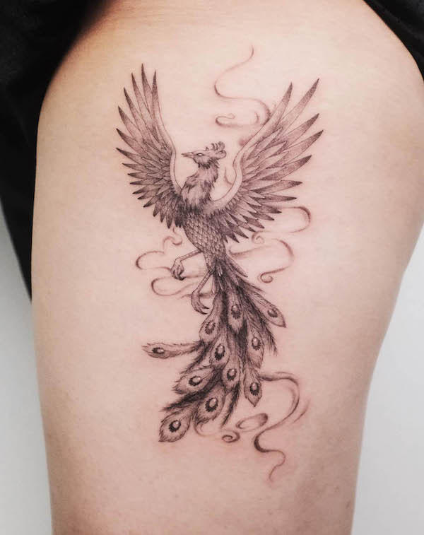 phoenix tattoos by @ciel tattoos