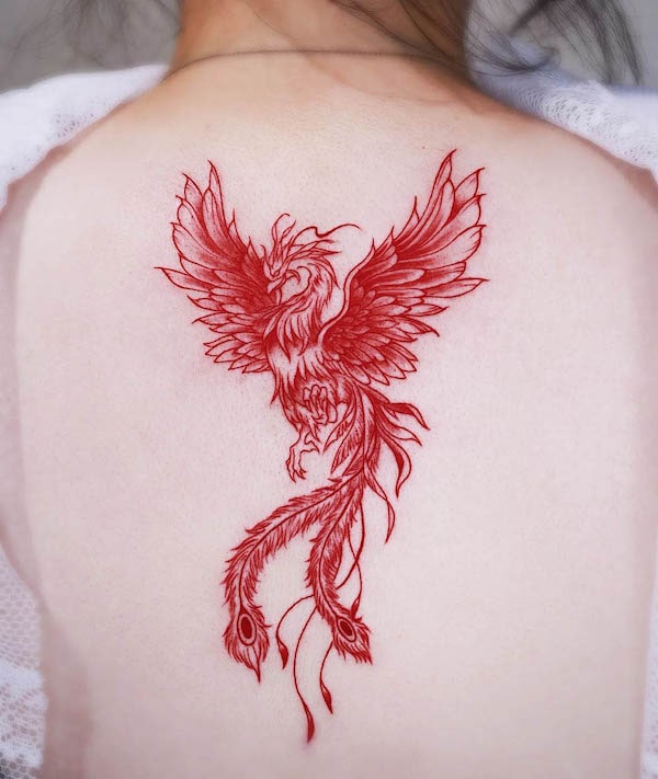 phoenix tattoos by @rahon tt