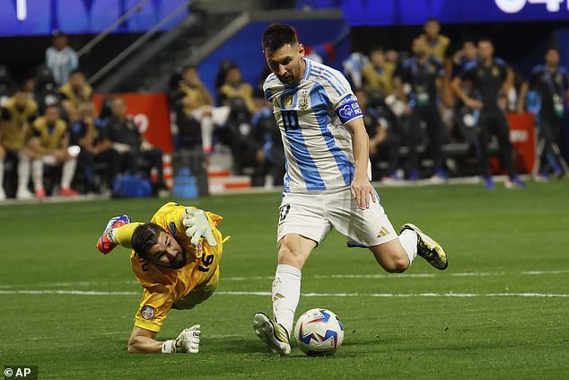 Messi, who turns 37 on Monday, will have been frustrated at missing some great chances