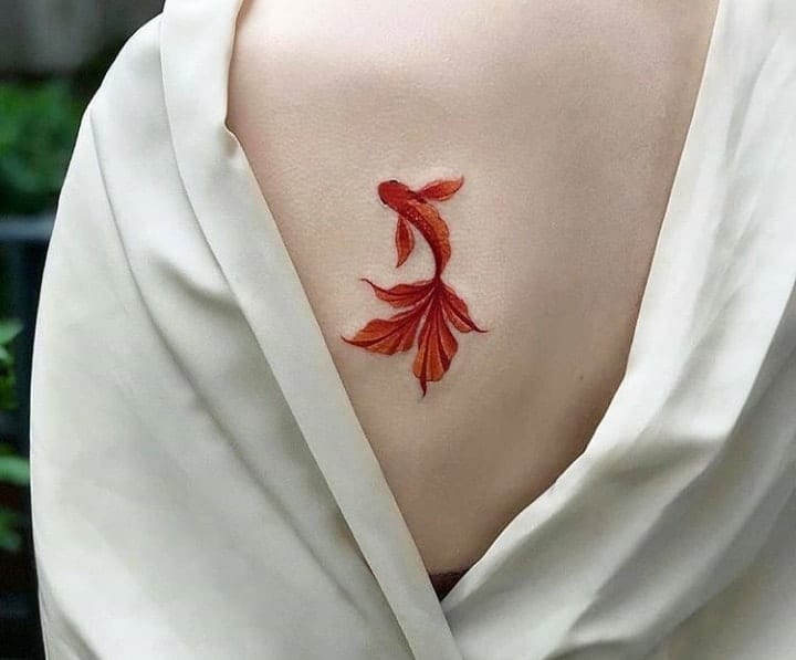 tattoo goldfish