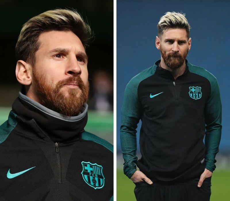 Messi's hairstyle - Pompadour hairstyle