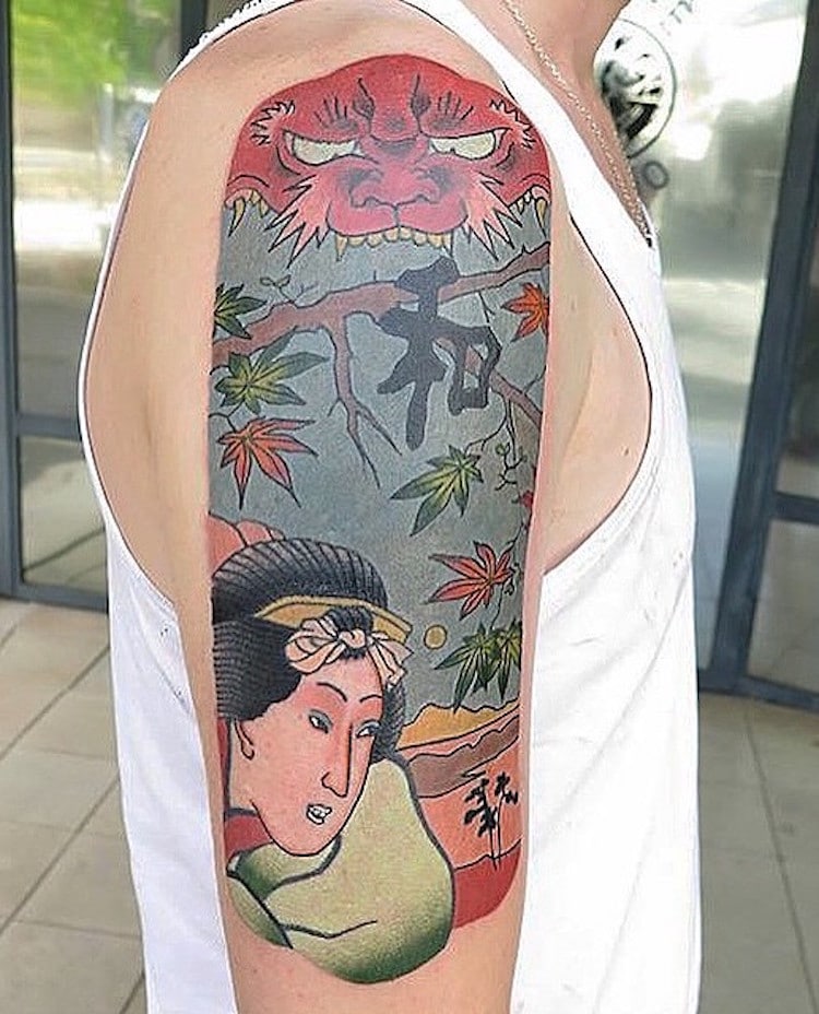 Japanese Tattoo Japanese Style Tattoos Japanese Woodblock Prints Brindi