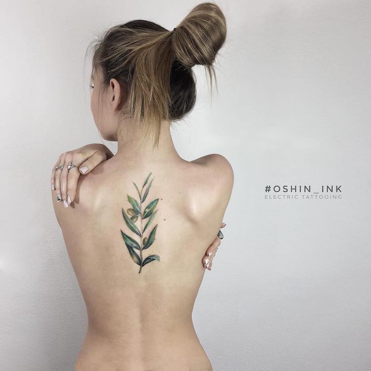 oshin timoshin floral tattoos