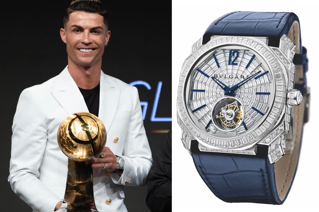 Bóc giá bộ sưu tập đồng hồ tiền tỷ, nạm kim cương của Cristiano Ronaldo - 6