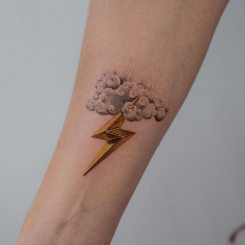 Unleash the Storm: 18 Striking Lightning Bolt Tattoo Designs for Electrifying Expression in 2024