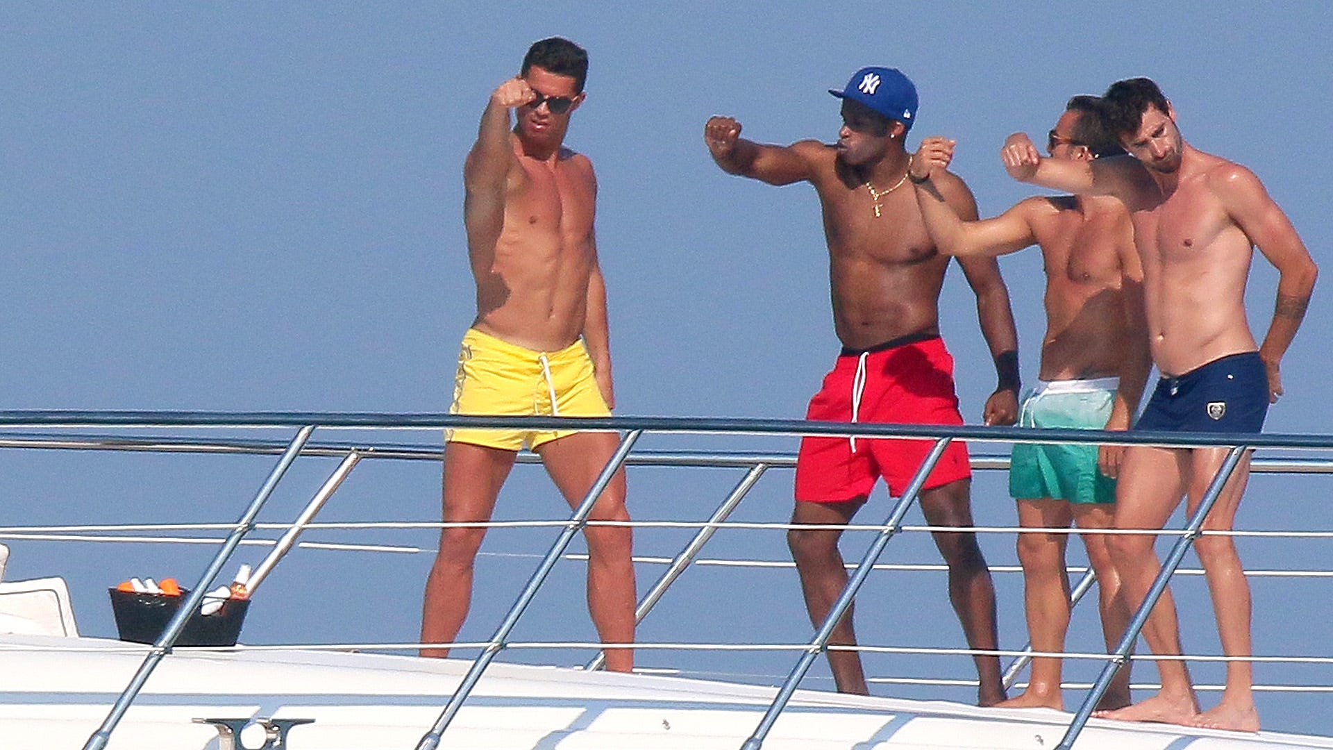 King of the waves Ronaldo dances on his holiday yacht | Goal.com