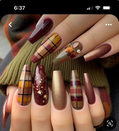 77 Best NAILS FOR AUTUMN ideas in 2024 | nails, nail designs, pretty nails