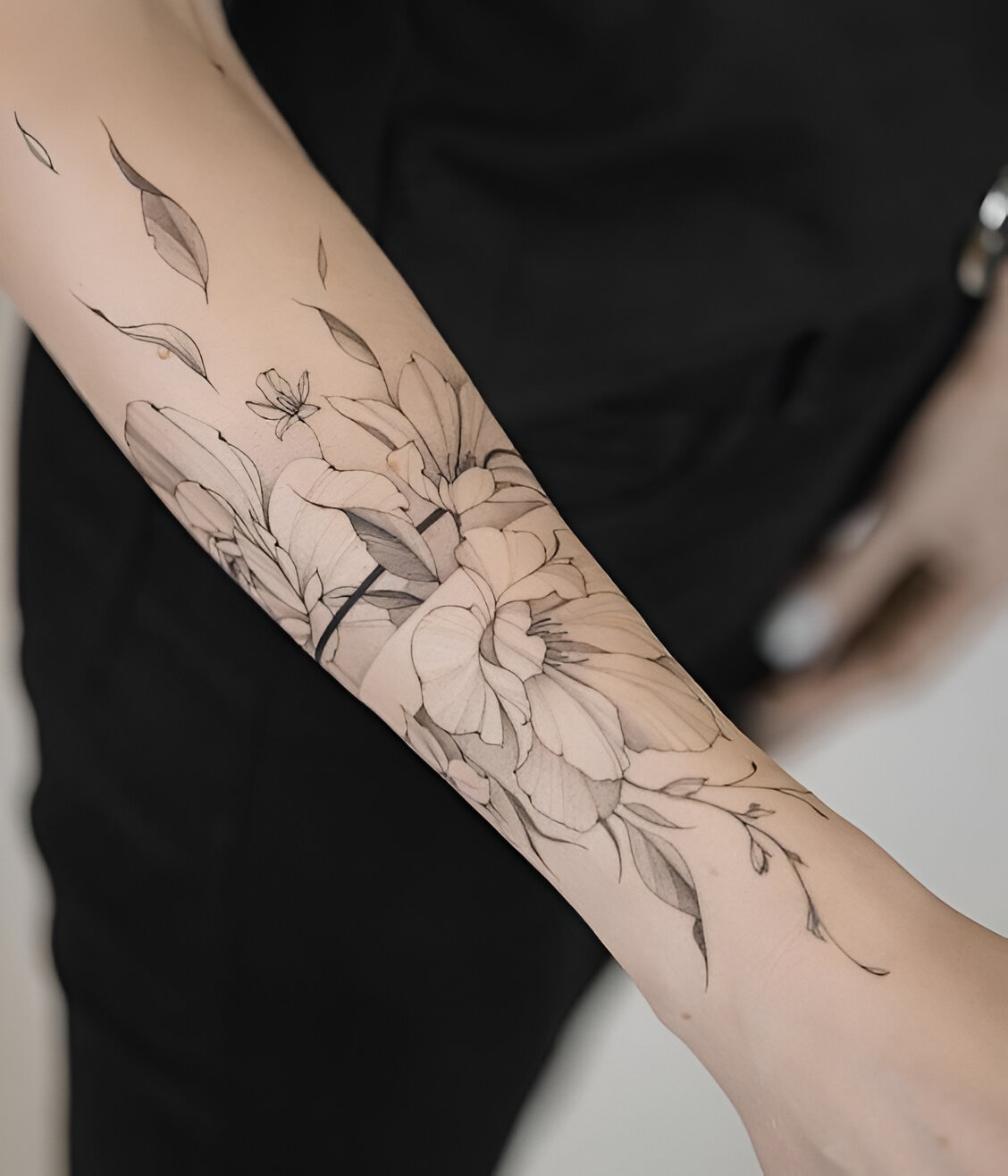 Flower Bracelet Tattoo