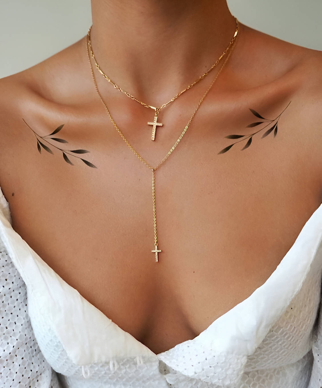 Symmetrical Minimalist Tattoos