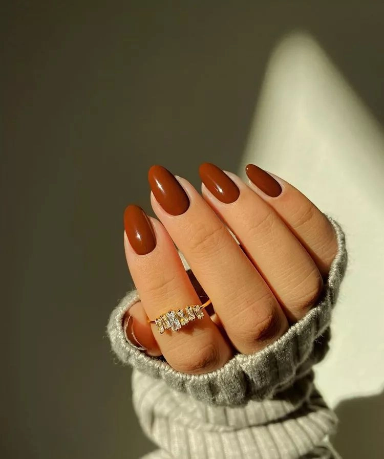 brown tones for manicure trends in 2023