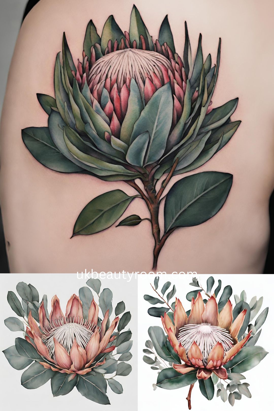 Protea and Eucalyptus