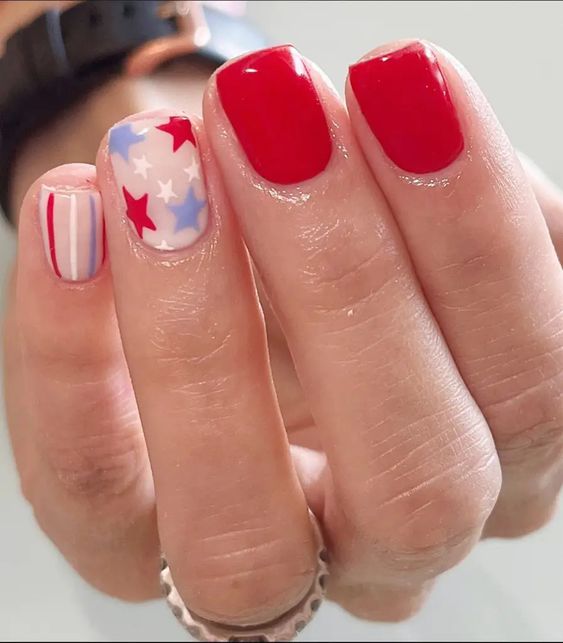 Celebrating Independence with Style: 4th of July Nails 24 Ideas