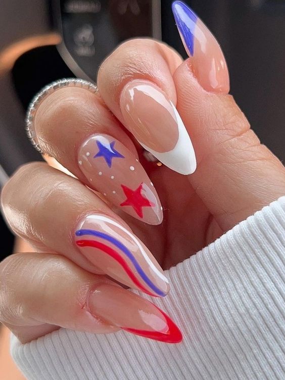 Celebrating Independence with Style: 4th of July Nails 24 Ideas