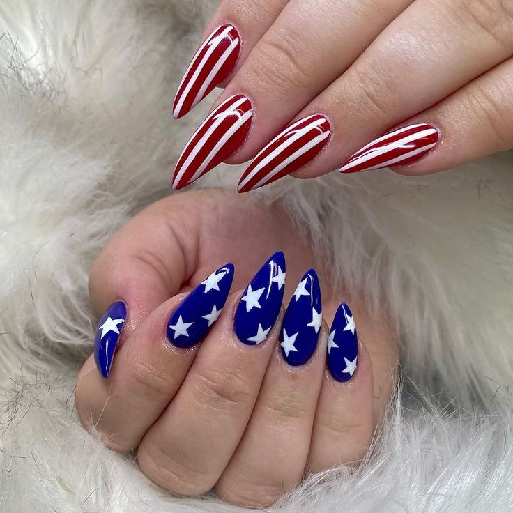 Celebrating Independence with Style: 4th of July Nails 24 Ideas