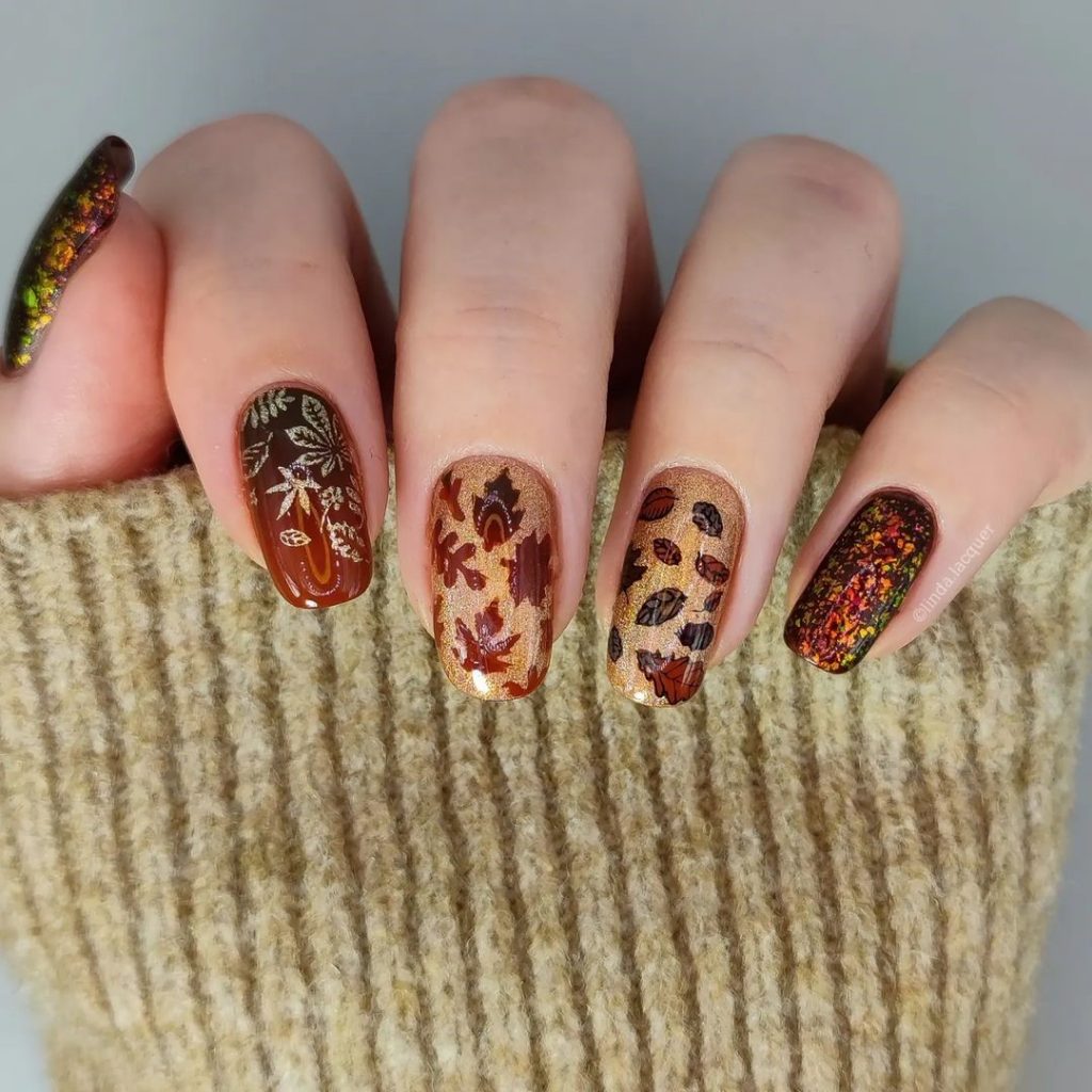 Fall Leaves Nail Art 25 Ideas: A Guide to Gorgeous Autumn Manicures