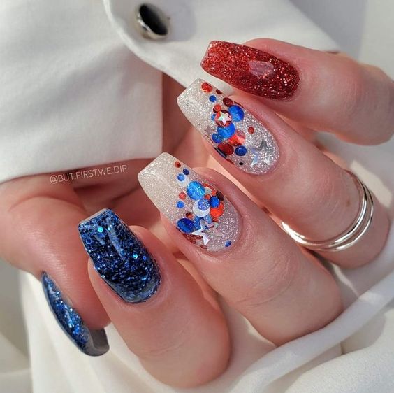 Celebrating Independence with Style: 4th of July Nails 24 Ideas