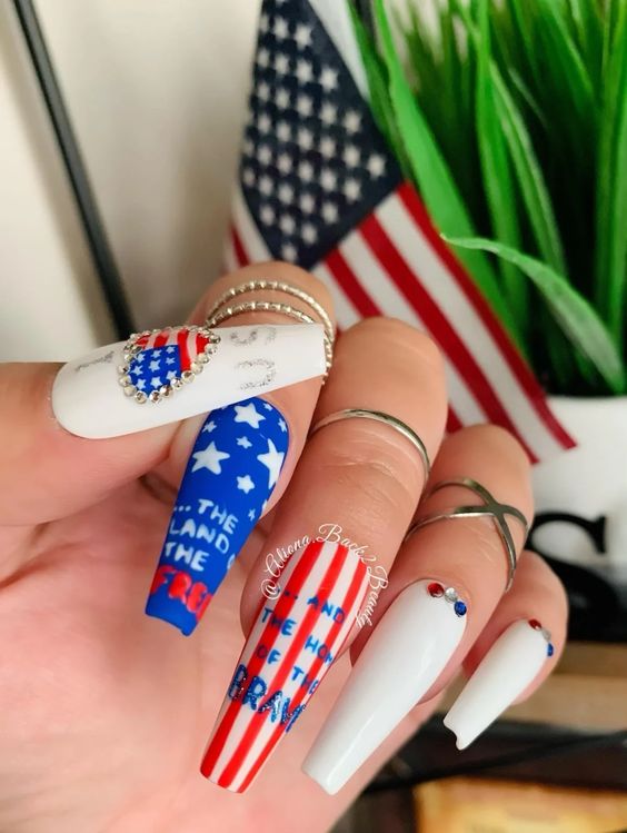 Celebrating Independence with Style: 4th of July Nails 24 Ideas