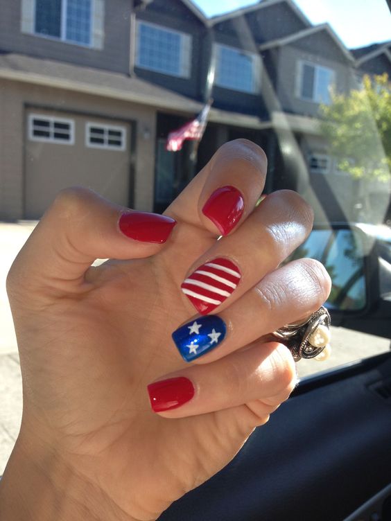 Celebrating Independence with Style: 4th of July Nails 24 Ideas