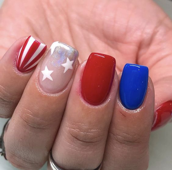 Celebrating Independence with Style: 4th of July Nails 24 Ideas